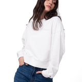 Saco Relaxed French Ter Mujer Color Blanco-1