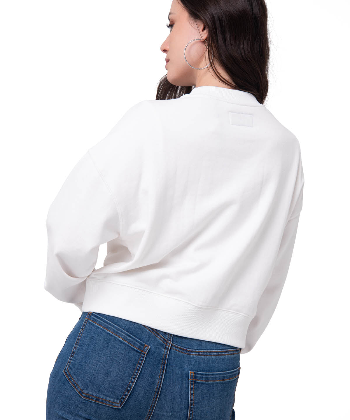 Saco Relaxed French Ter Mujer Color Blanco-2