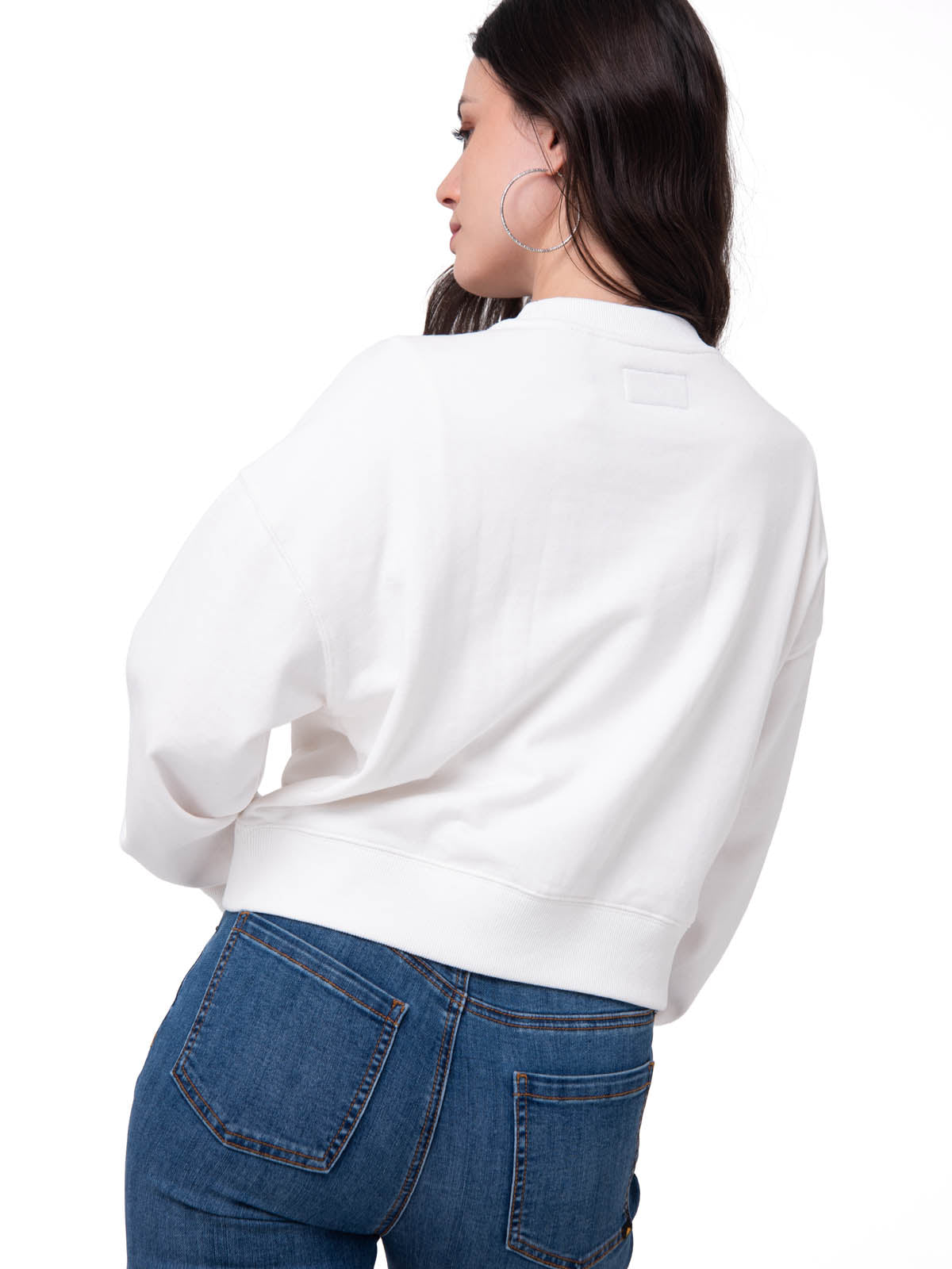Saco Relaxed French Ter Mujer Color Blanco-2