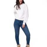 Saco Relaxed French Ter Mujer Color Blanco-4