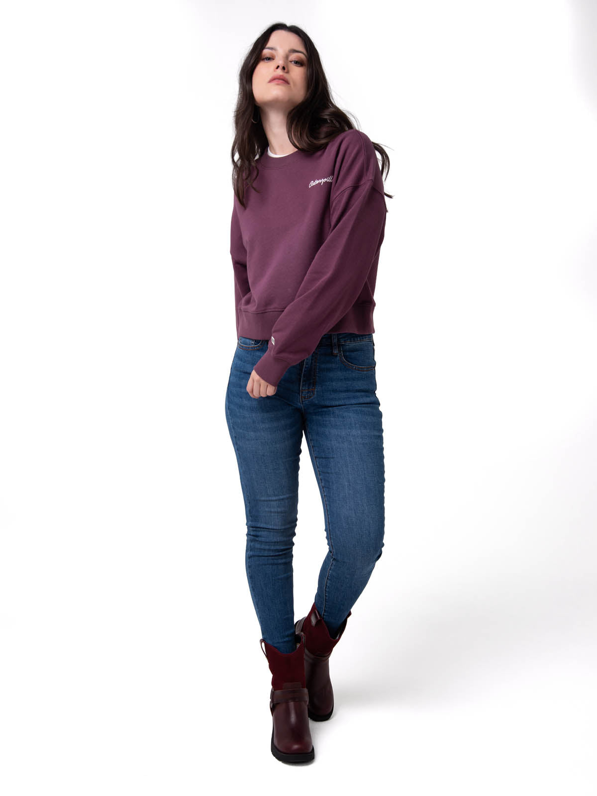 Saco Relaxed French Ter Mujer Color Rojo-5
