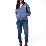 Saco Relaxed French Ter Mujer Color Azul-4