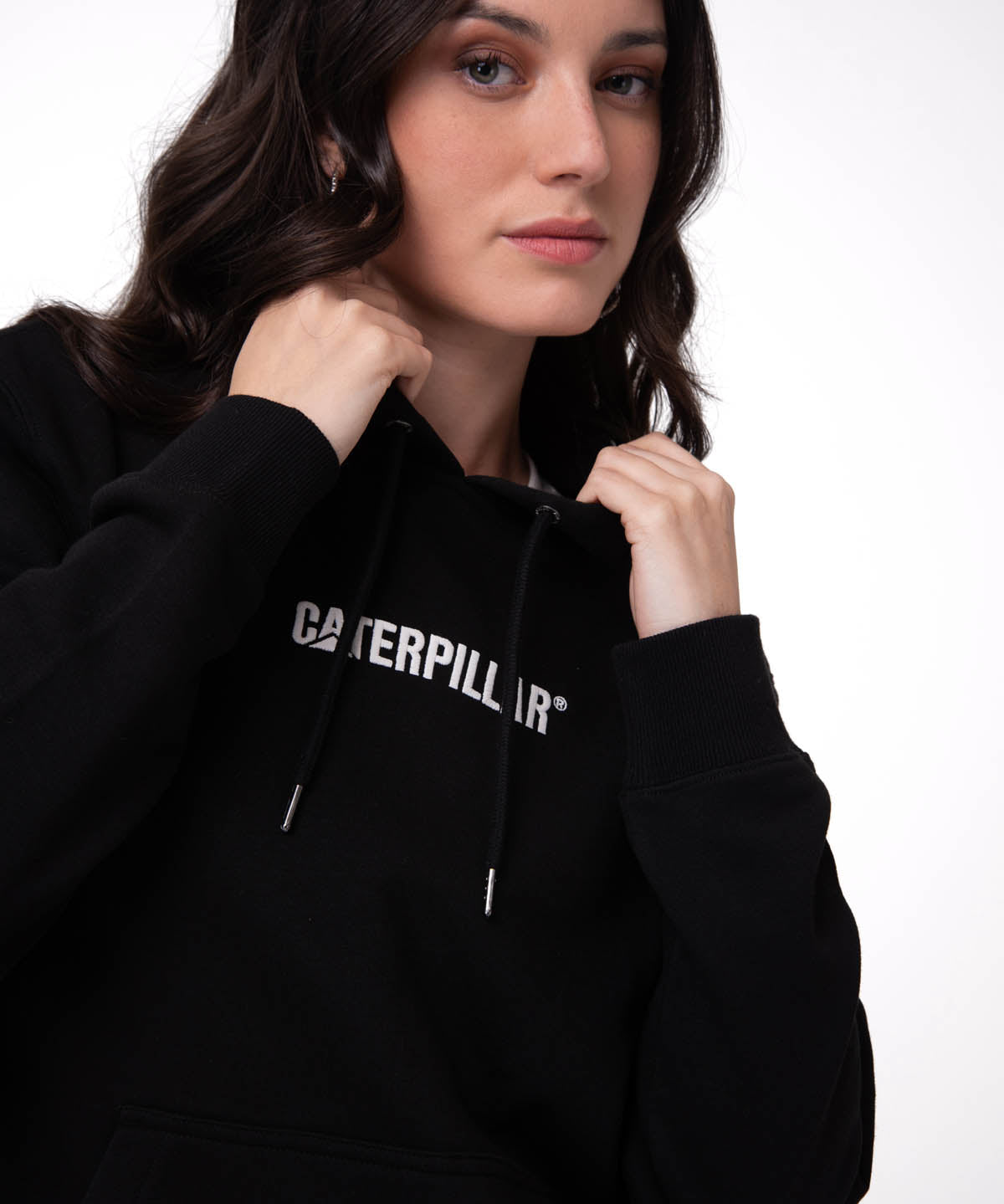 Saco Fleece Caterpillar Mujer Color Negro-3