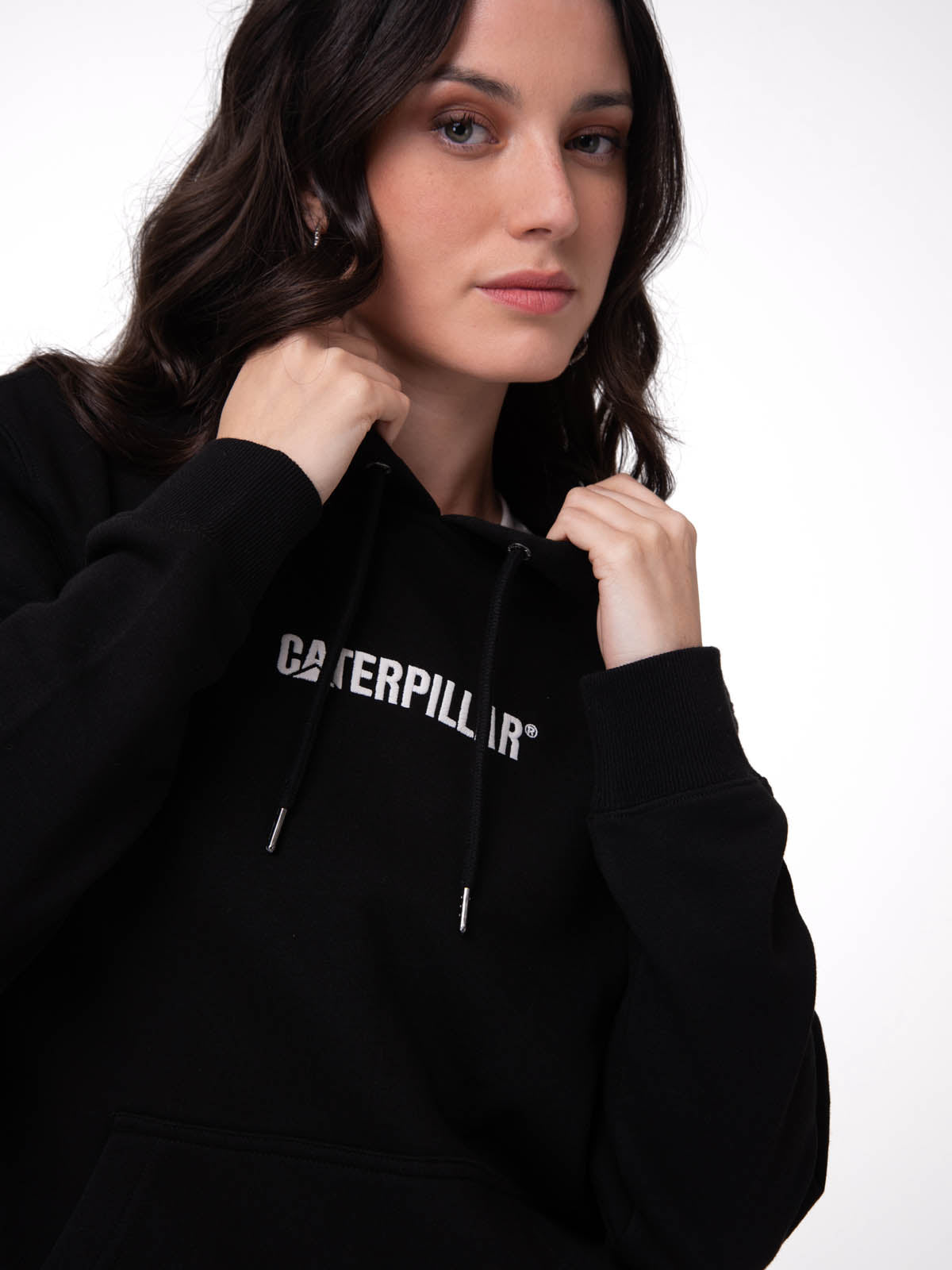 Saco Fleece Caterpillar Mujer Color Negro-3