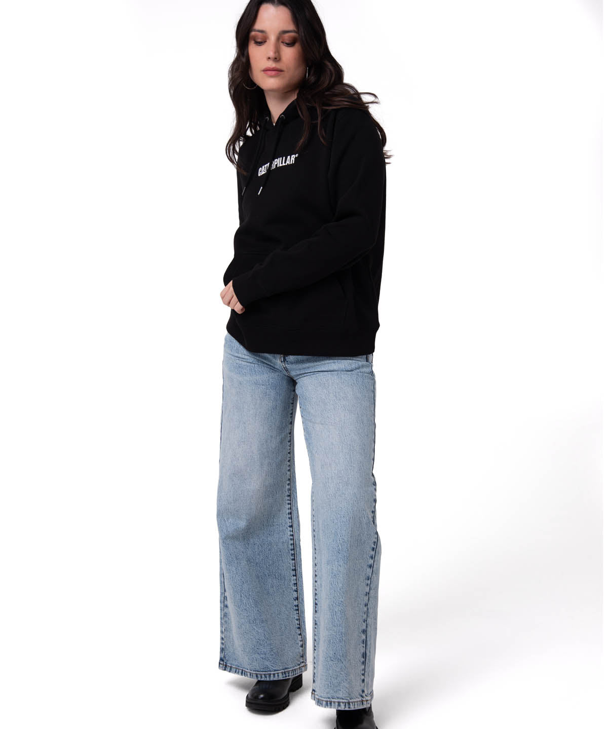 Saco Fleece Caterpillar Mujer Color Negro-4