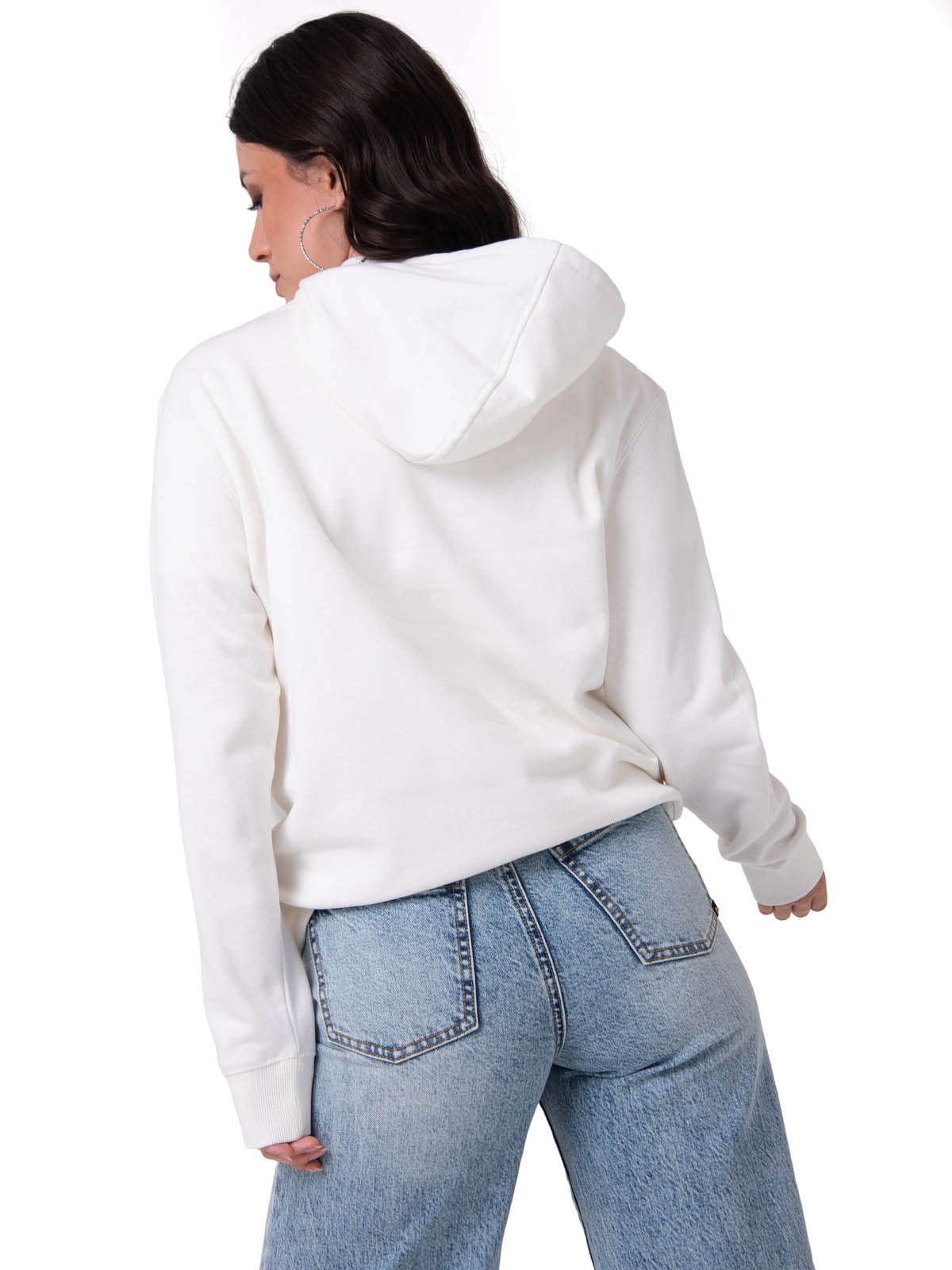 Saco Fleece Caterpillar Mujer Color Blanco-2