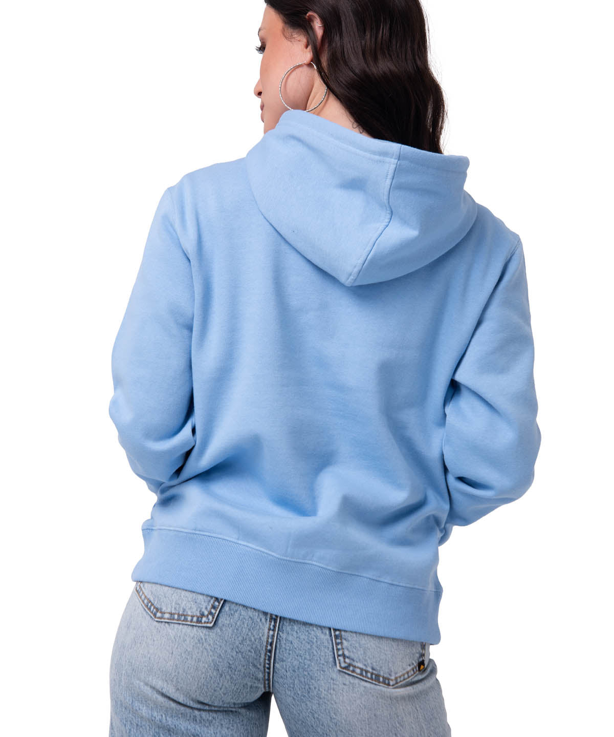 Saco Fleece Caterpillar Mujer Color Celeste-3