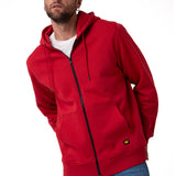 Saco Fleece Cat Patch Ful Hombre Color Rojo-1