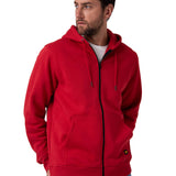 Saco Fleece Cat Patch Ful Hombre Color Rojo-2