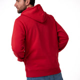Saco Fleece Cat Patch Ful Hombre Color Rojo-3