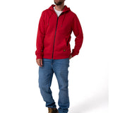 Saco Fleece Cat Patch Ful Hombre Color Rojo-5