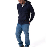 Saco Fleece Cat Patch Ful Para Hombre Color Azul-4