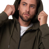 Saco Fleece Cat Patch Ful Hombre Color Verde-3