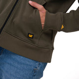 Saco Fleece Cat Patch Ful Hombre Color Verde-4