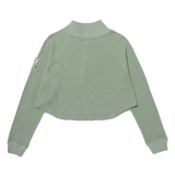 Saco Waffle Pull Over Para Mujer Color Verde