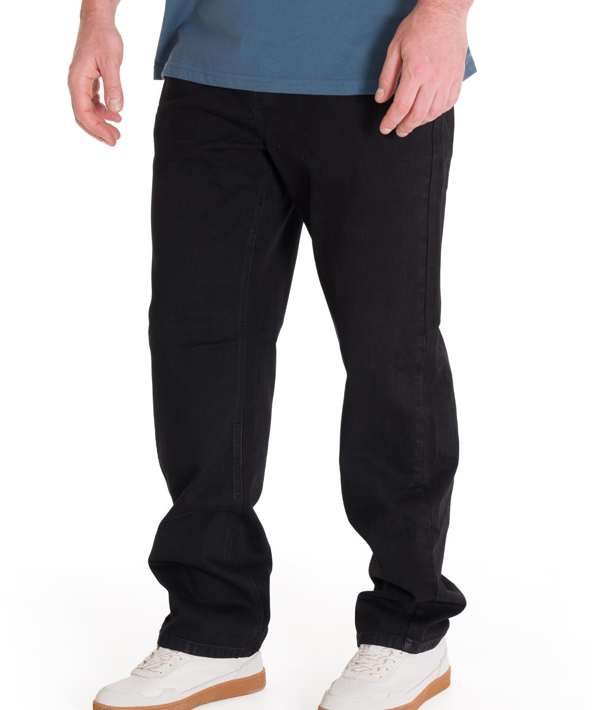 Pantalón Triblend Stretch Den Para Hombre Color Negro-1