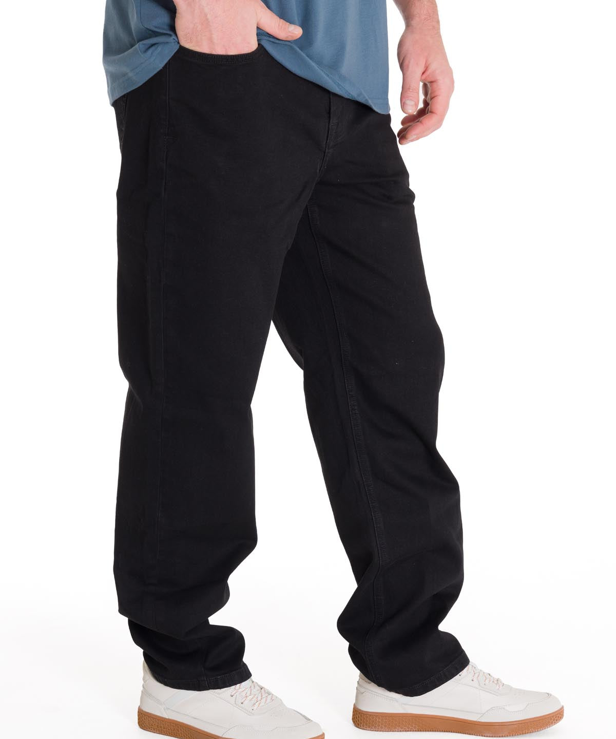 Pantalón Triblend Stretch Den Para Hombre Color Negro-2
