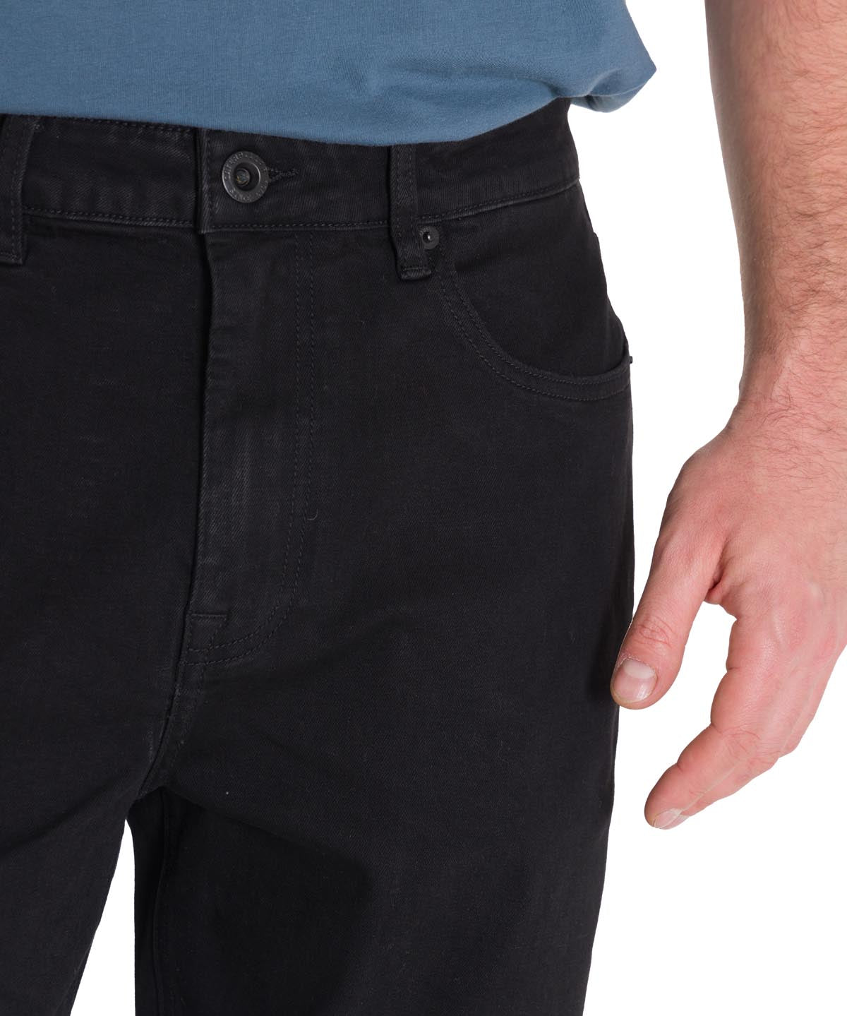 Pantalón Triblend Stretch Den Para Hombre Color Negro-4