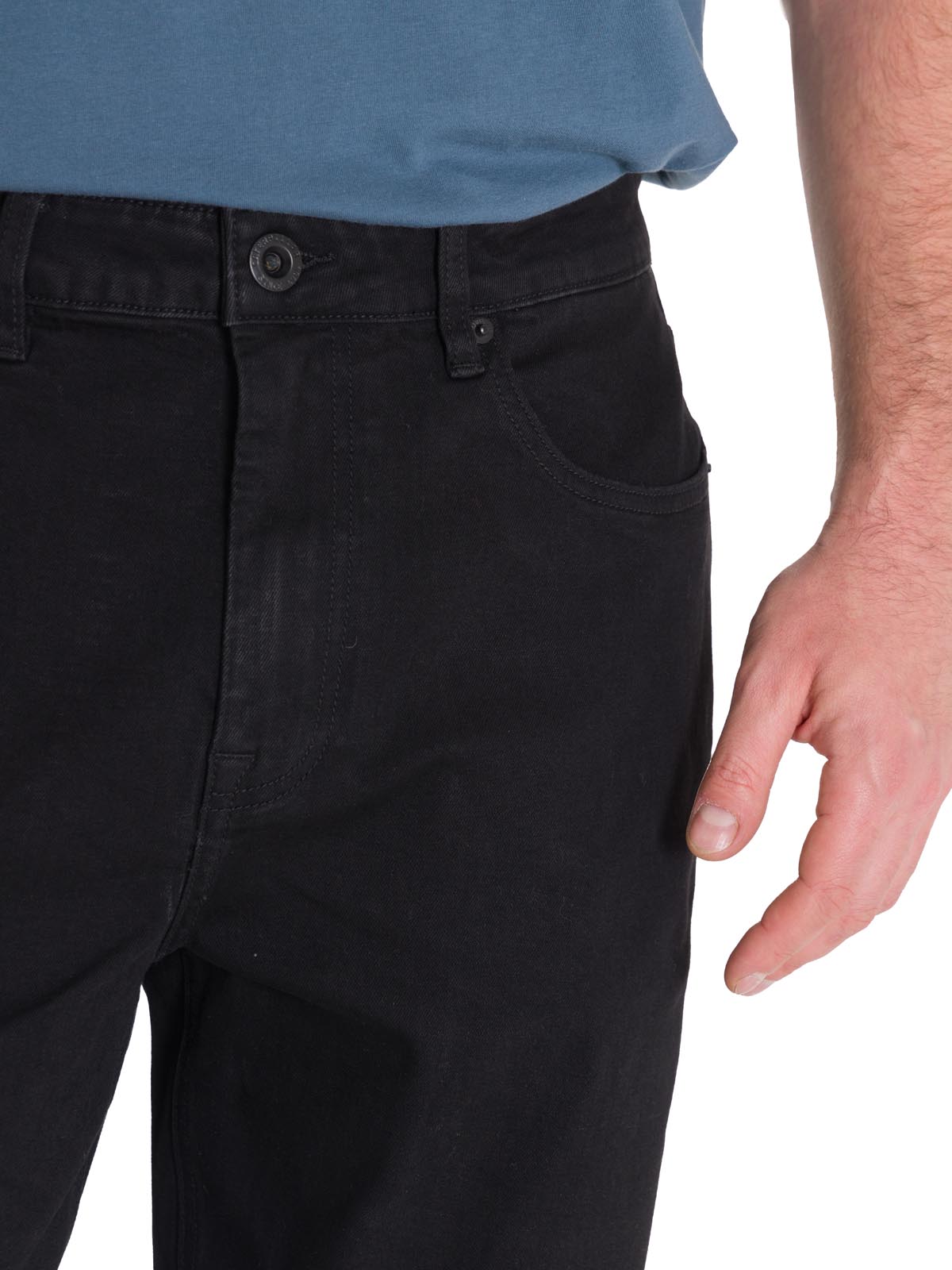 Pantalón Triblend Stretch Den Para Hombre Color Negro-4