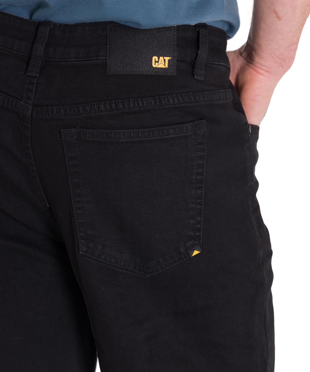 Pantalón Triblend Stretch Den Para Hombre Color Negro-5