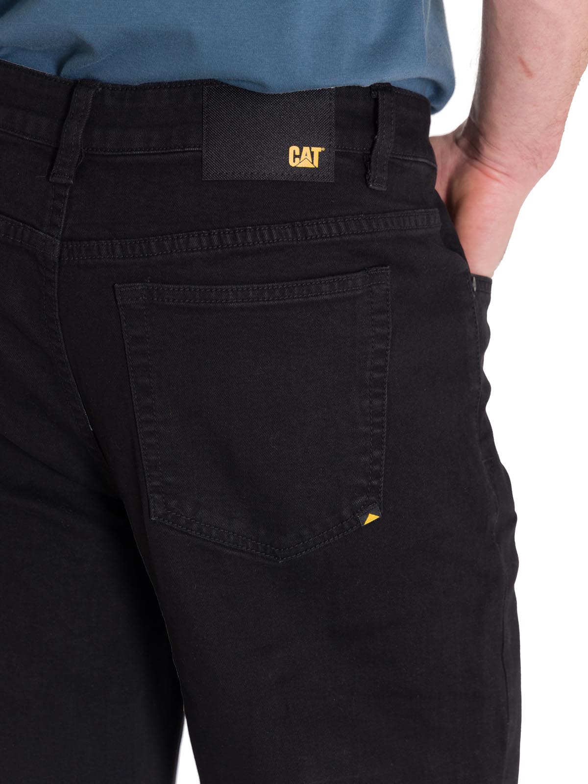 Pantalón Triblend Stretch Den Para Hombre Color Negro-5