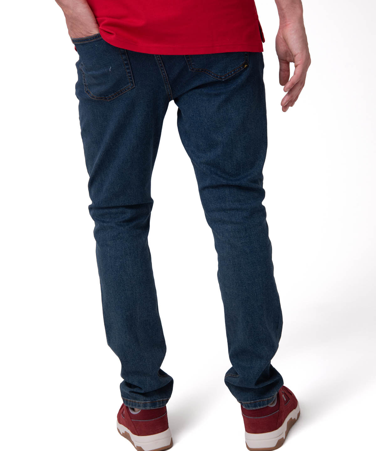 Jeans Triblend Stretch Den Para Hombre Color Gris-2
