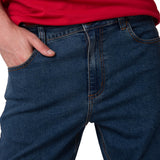 Jeans Triblend Stretch Den Para Hombre Color Gris-3