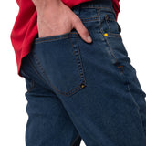 Jeans Triblend Stretch Den Para Hombre Color Gris-4