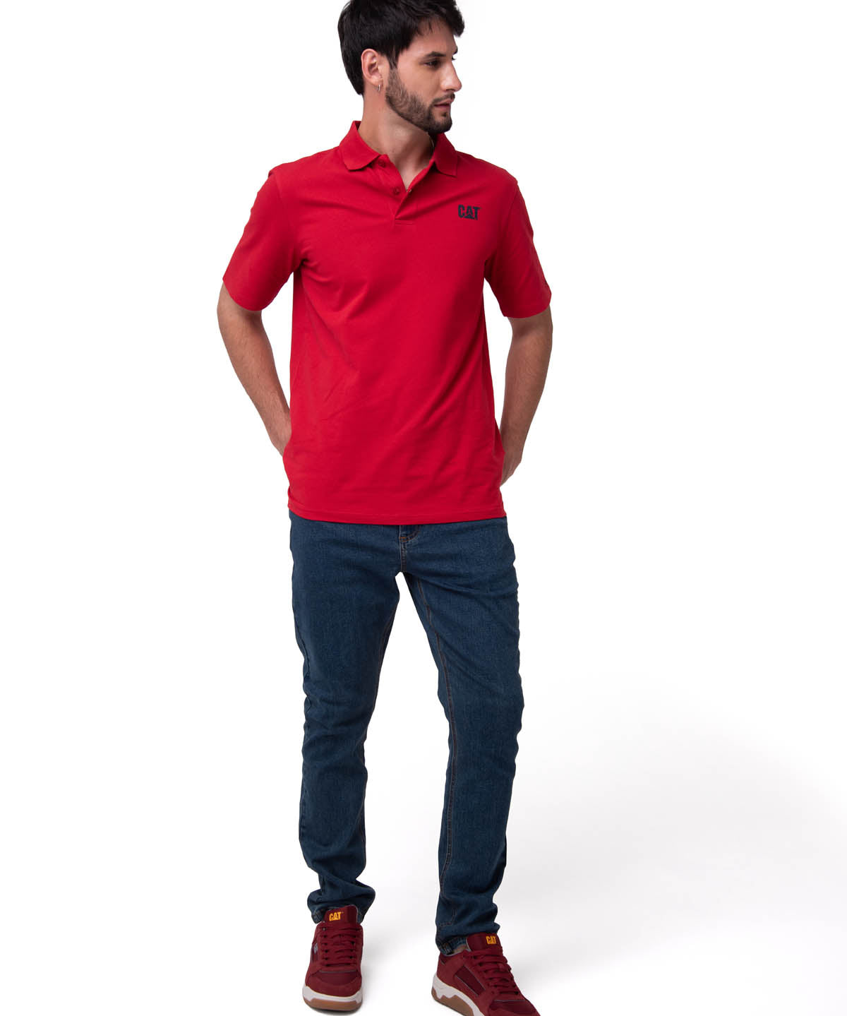 Jeans Triblend Stretch Den Para Hombre Color Gris-5