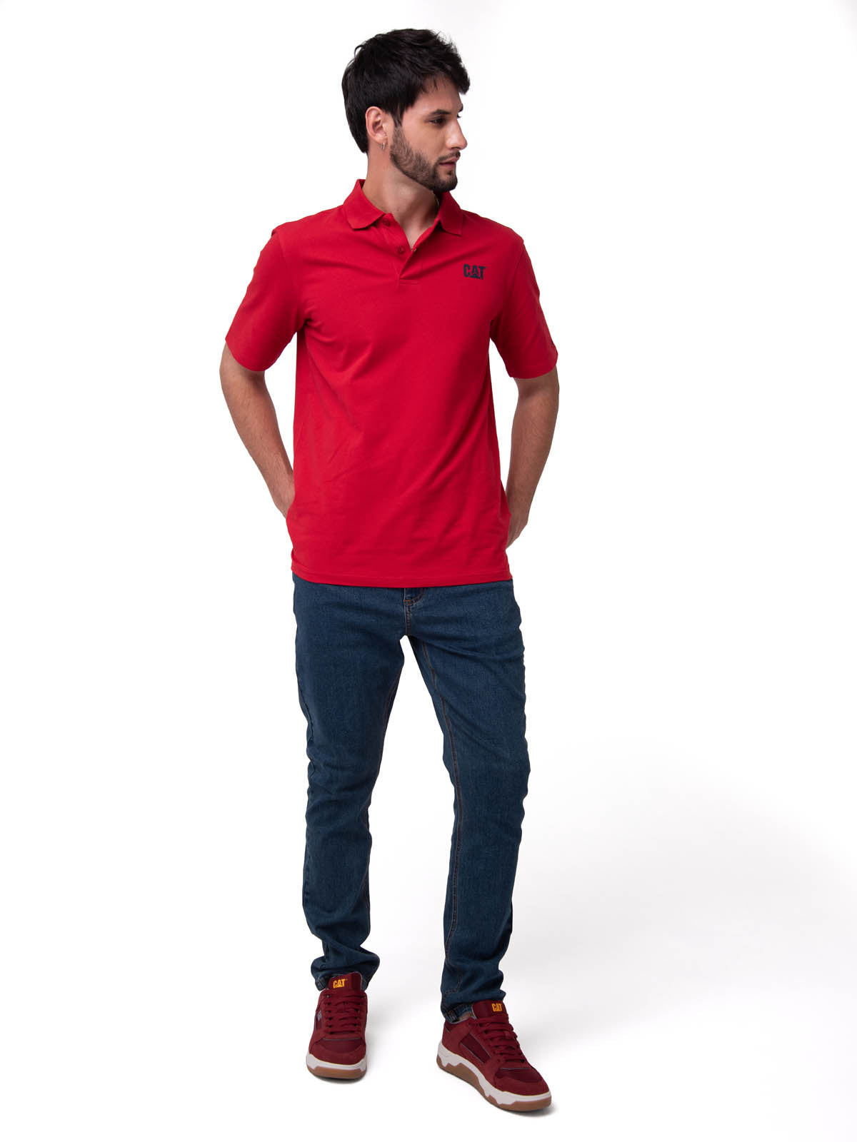 Jeans Triblend Stretch Den Para Hombre Color Gris-5