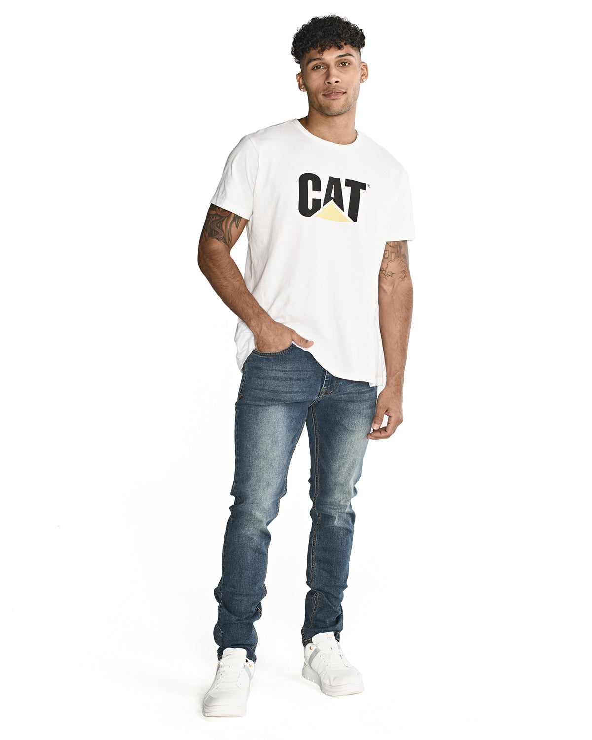 Jeans Triblend Stretch Den Para Hombre Color Gris-2