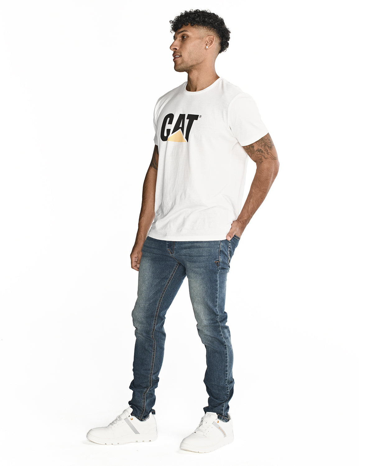 Jeans Triblend Stretch Den Para Hombre Color Gris-3