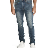 Jeans Triblend Stretch Den Para Hombre Color Gris-4