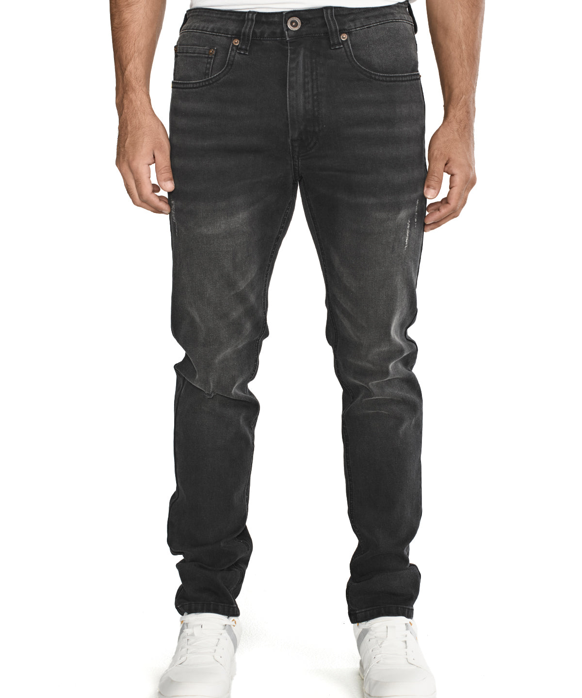 Jeans Triblend Stretch Den Para Hombre Color Gris-5