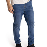 Jeans Triblend Stretch Den Para Hombre Color Azul-1