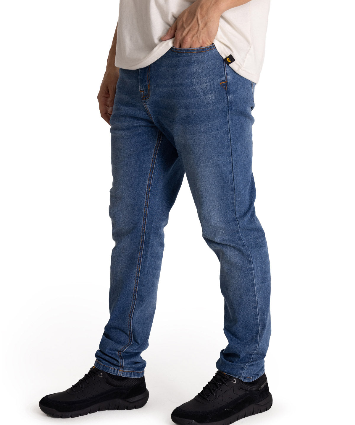 Jeans Triblend Stretch Den Para Hombre Color Azul-2