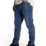 Jeans Triblend Stretch Den Para Hombre Color Azul-2