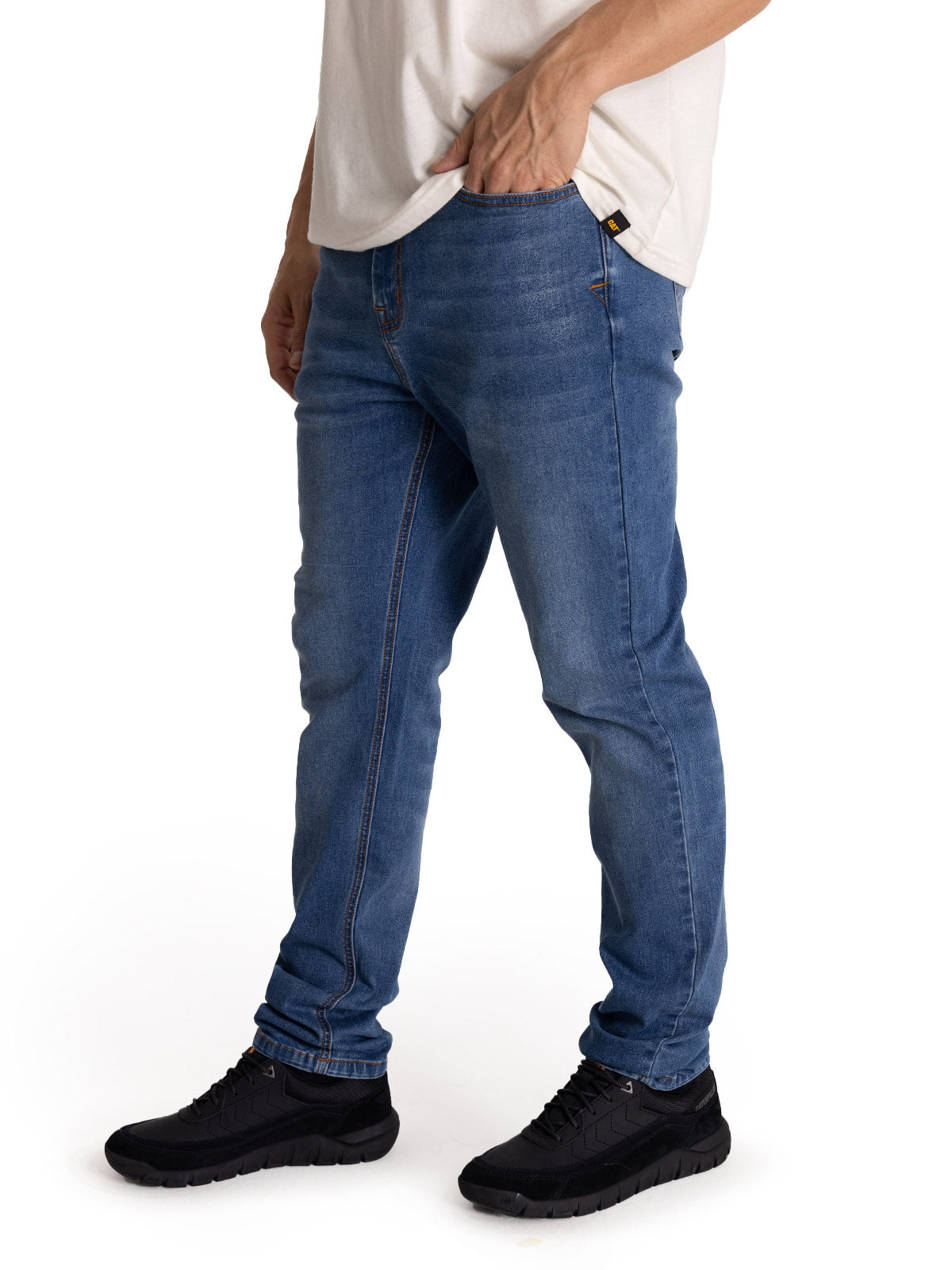 Jeans Triblend Stretch Den Para Hombre Color Azul-2