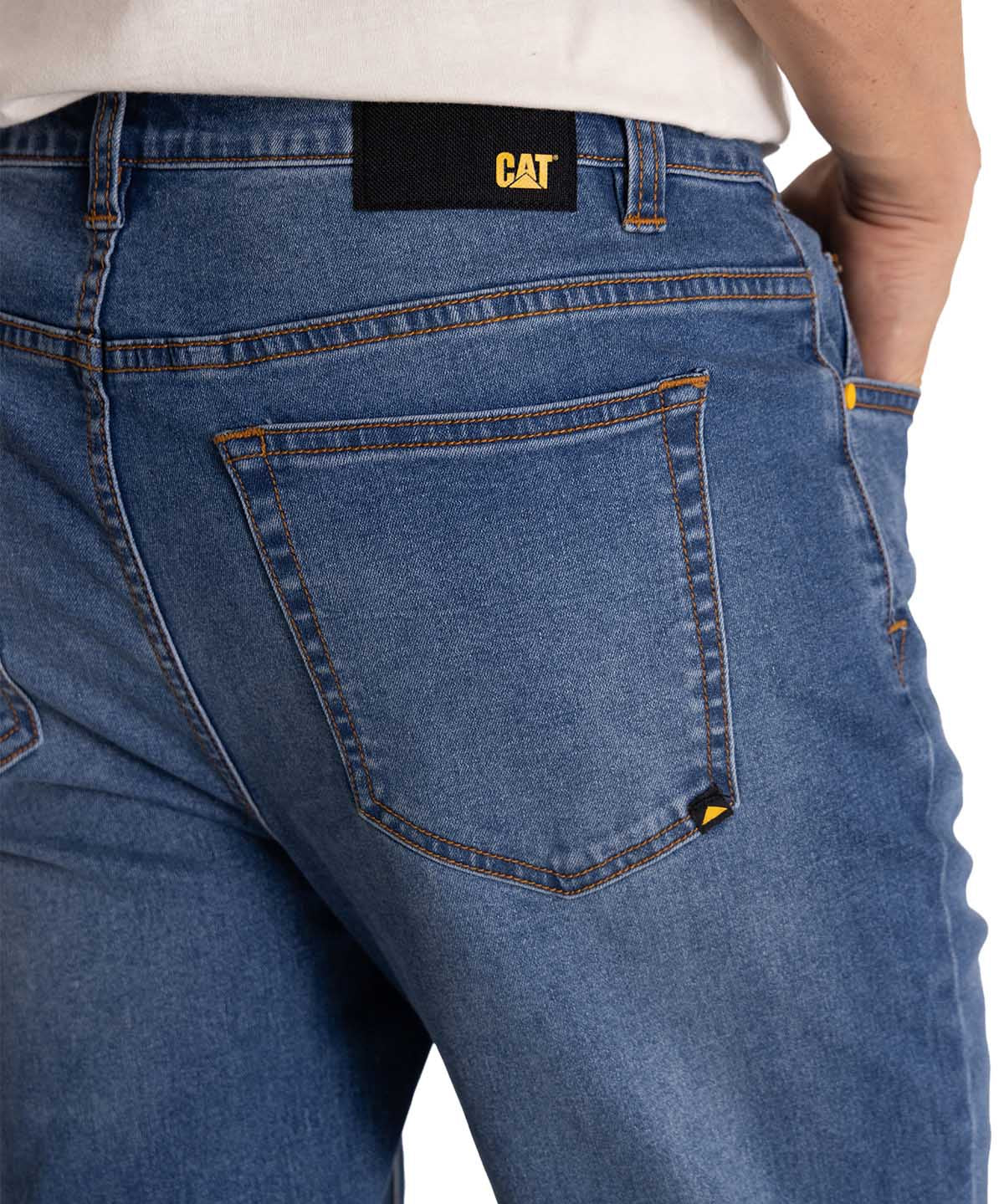 Jeans Triblend Stretch Den Para Hombre Color Azul-5
