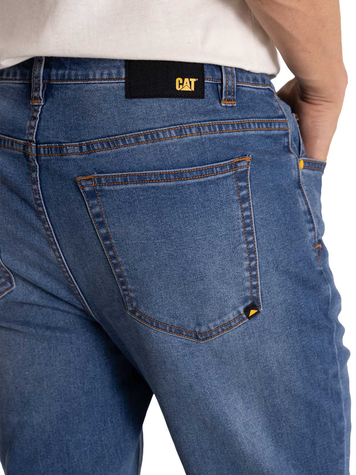 Jeans Triblend Stretch Den Para Hombre Color Azul-5