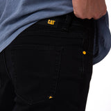 Jeans Triblend Stretch Den Para Hombre Color Negro-4