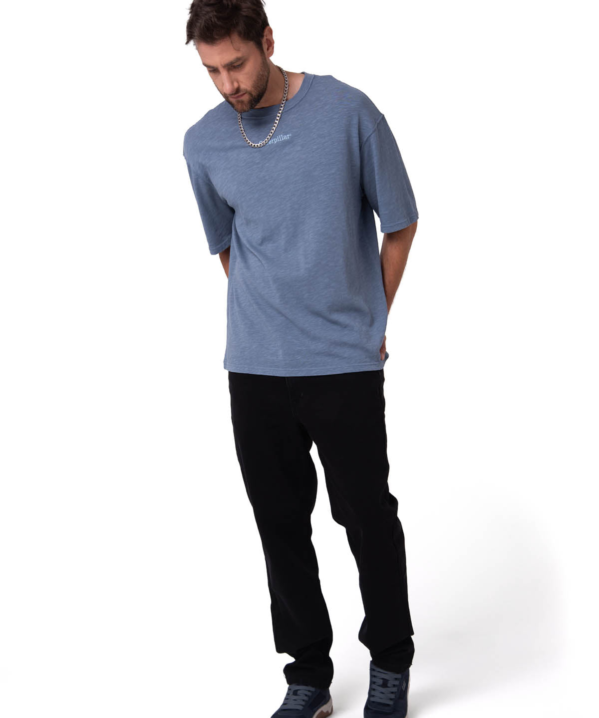 Jeans Triblend Stretch Den Para Hombre Color Negro-5