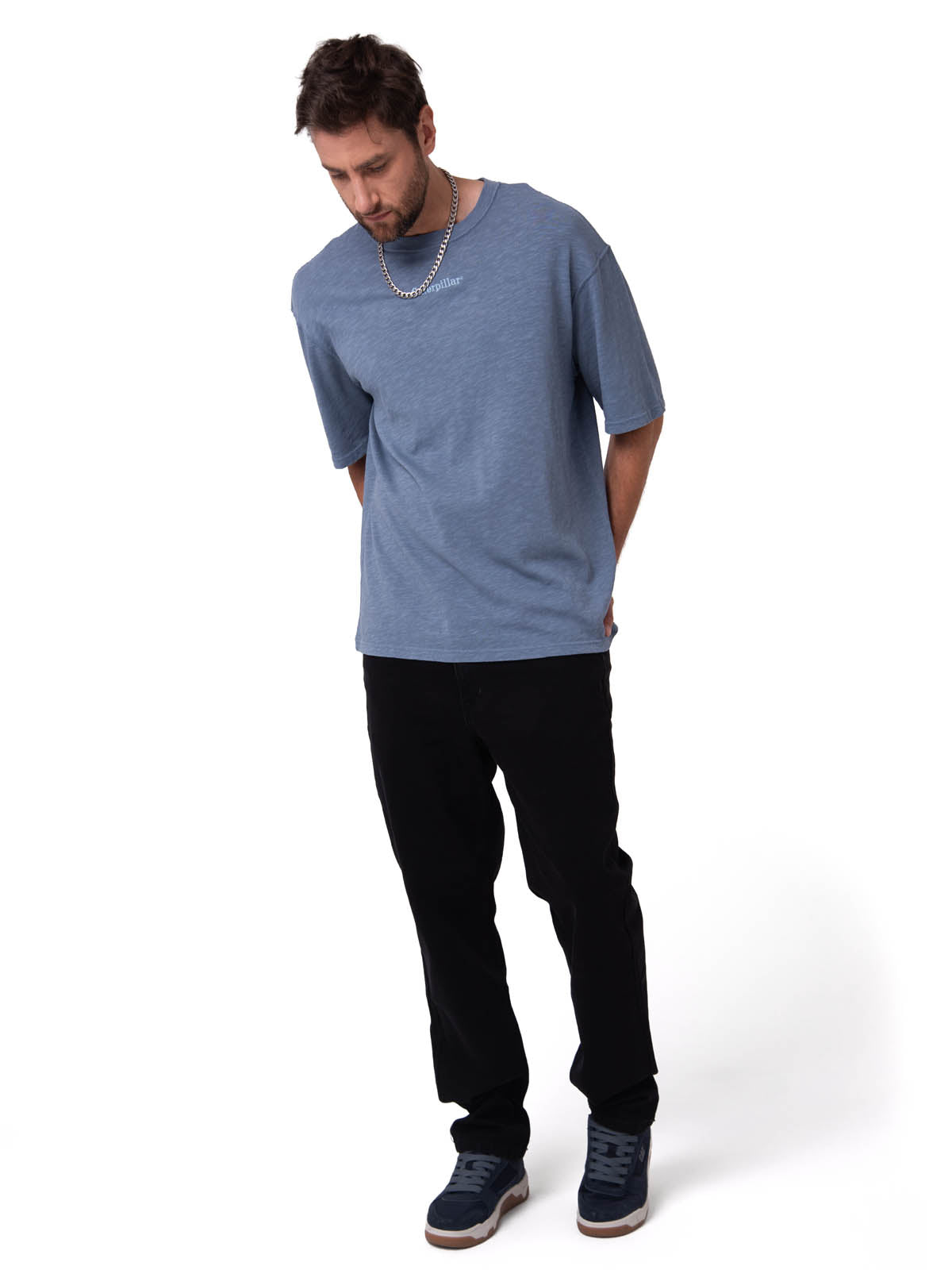 Jeans Triblend Stretch Den Para Hombre Color Negro-5