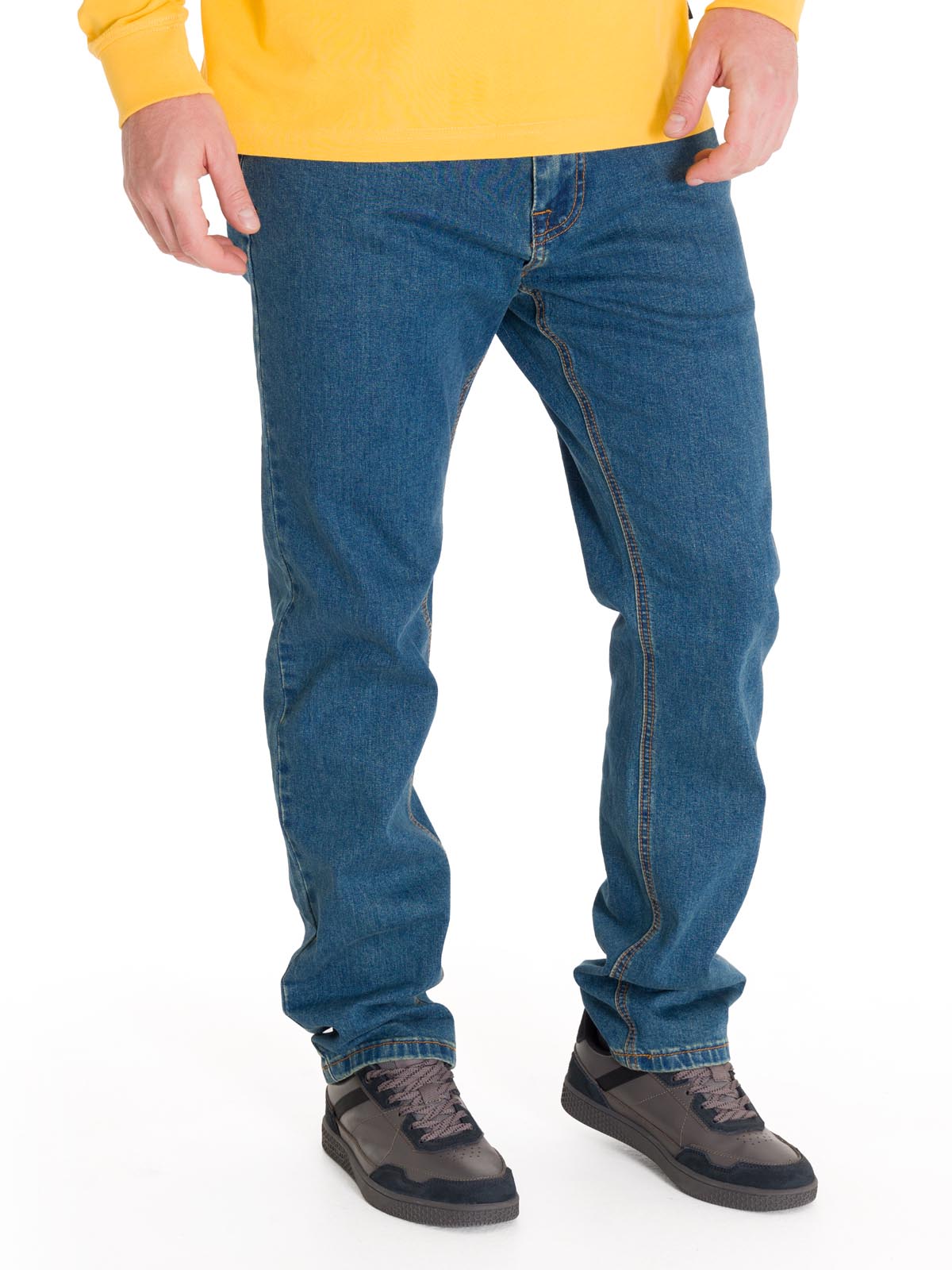 Pantalón Triblend Stretch Den Para Hombre Color Gris-1