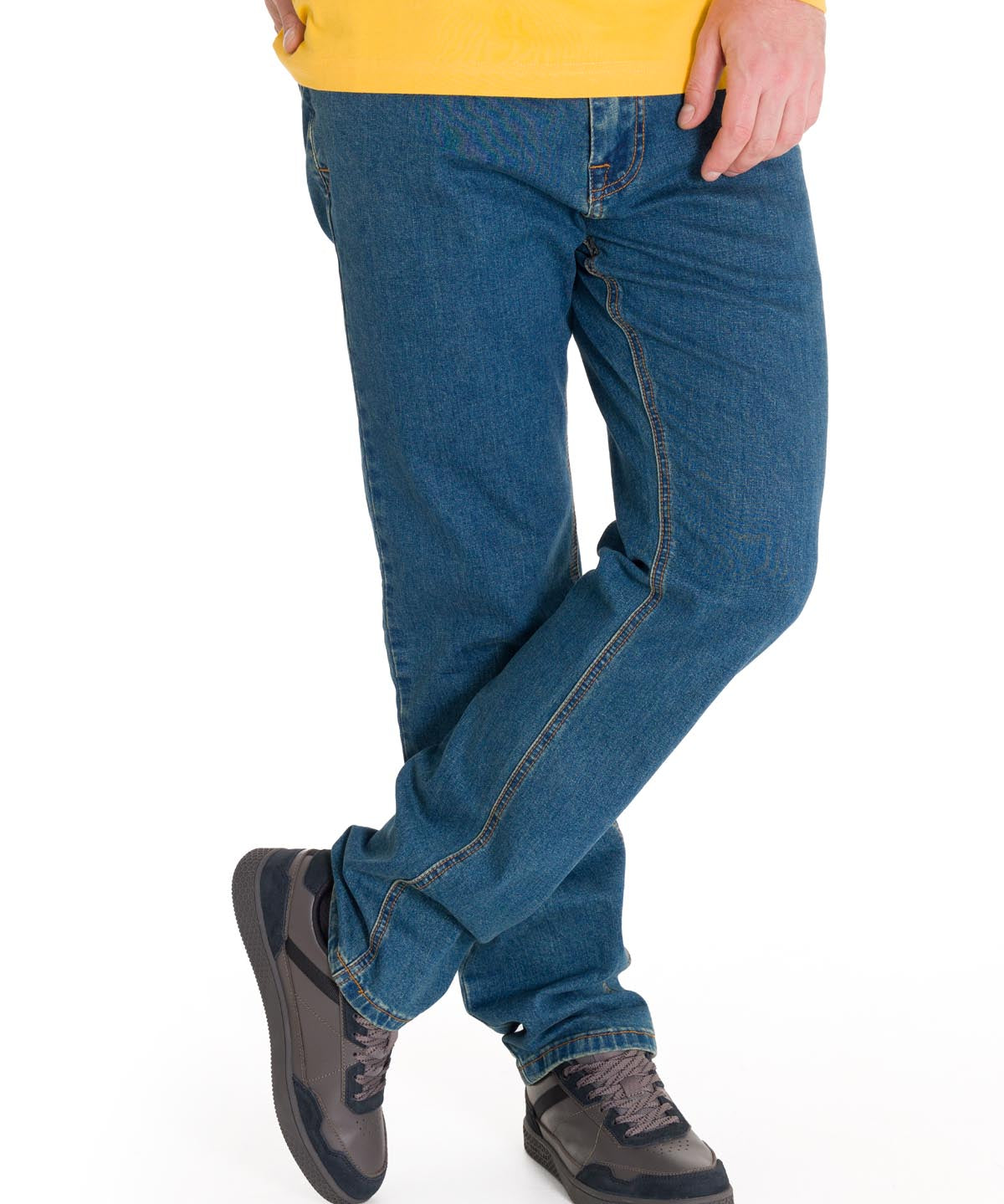 Pantalón Triblend Stretch Den Para Hombre Color Gris-2
