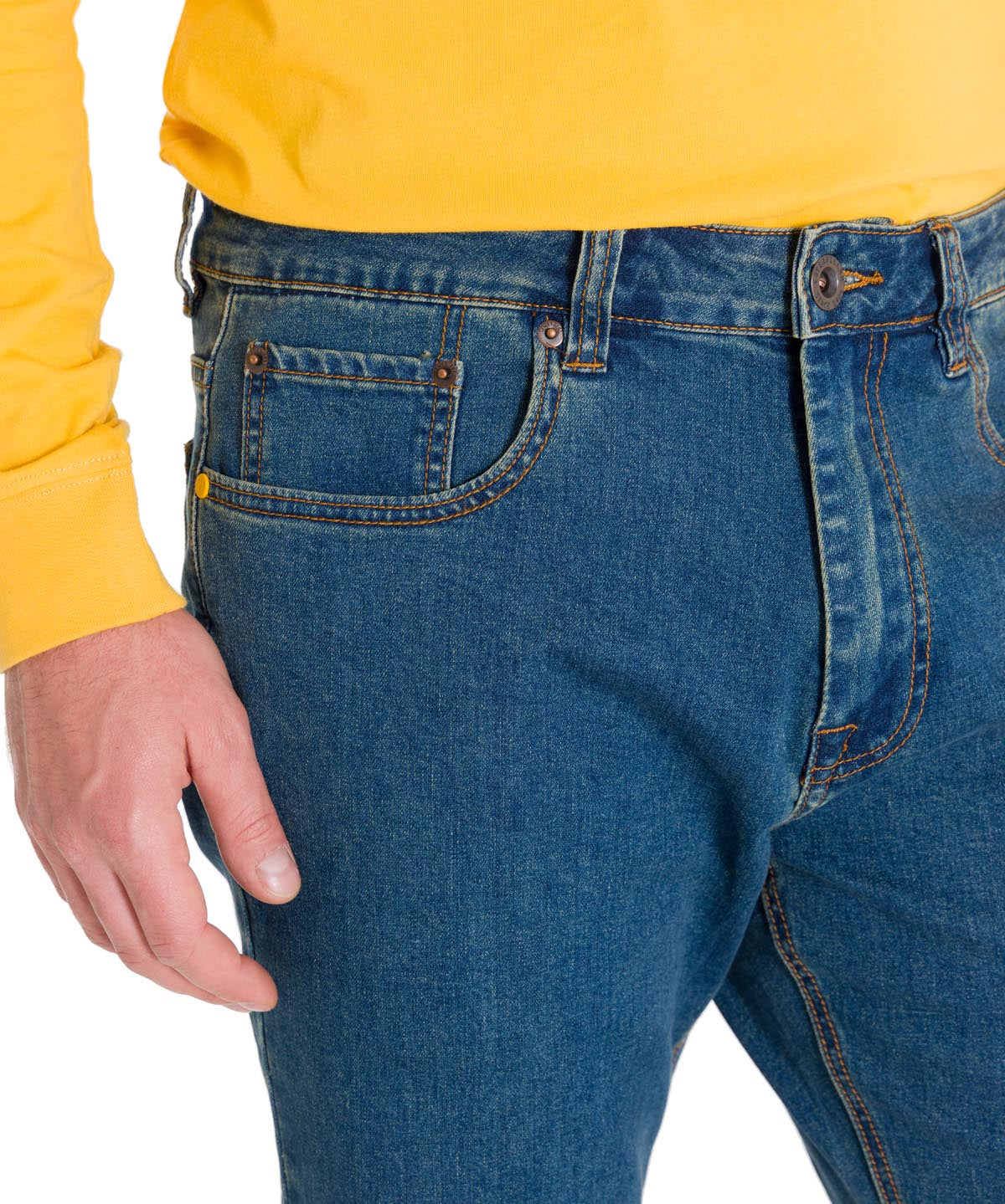 Pantalón Triblend Stretch Den Para Hombre Color Gris-4