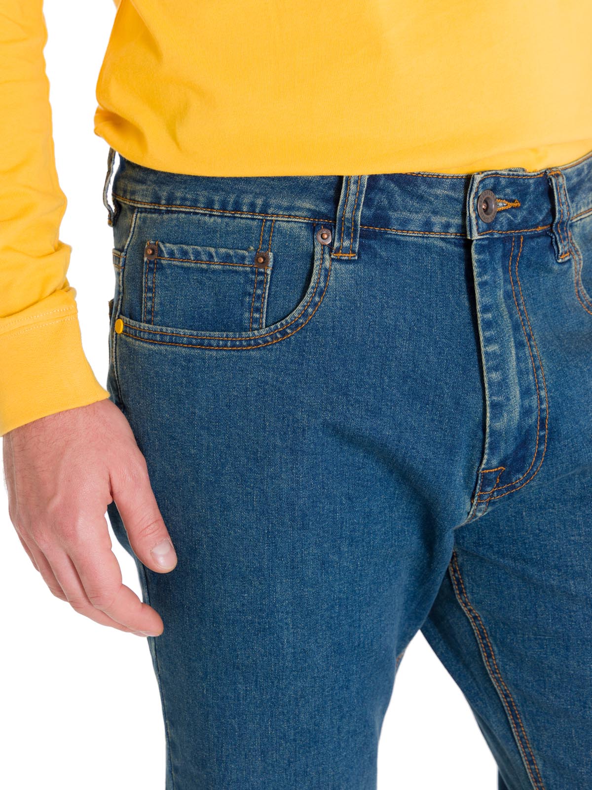 Pantalón Triblend Stretch Den Para Hombre Color Gris-4