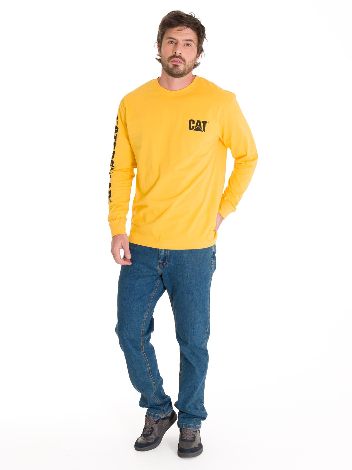 Pantalón Triblend Stretch Den Para Hombre Color Gris-6