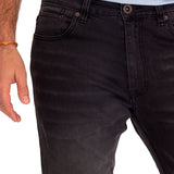 Jeans Triblend Stretch Den Para Hombre Color Gris-4