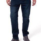 Jeans Triblend Stretch Den Para Hombre Color Azul-1